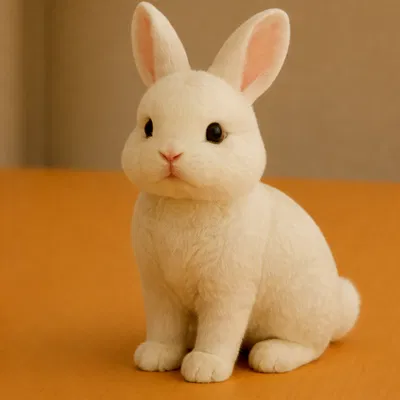 Mô hình chú thỏ Phục sinh xinh xắn (Easter rabbit) cho in 3D