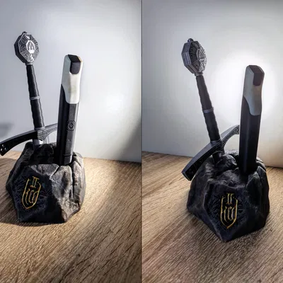 Kiếm của Ngài Radzig cắm trên đá (Đế cắm Philips OneBlade)