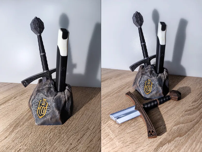 Kiếm của Ngài Radzig cắm trên đá (Đế cắm Philips OneBlade) - Image 5