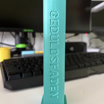 Geduldsfaden Purge Line - Giá đỡ sợi dây kiên nhẫn độc đáo