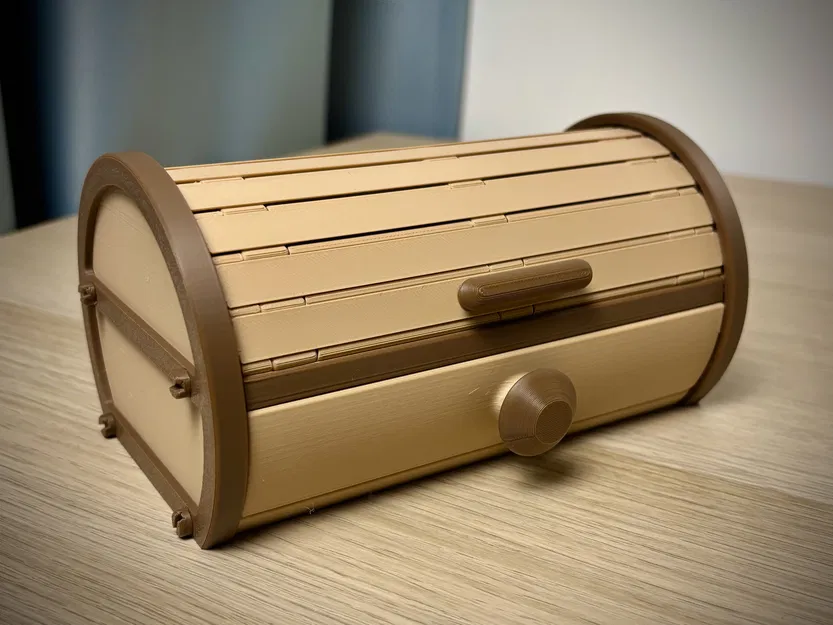 Hộp Đựng Đồ Cylinder Tambour Box | Hộp Nắp Cuộn | Khay Sắp Xếp Đa Năng - Image 1