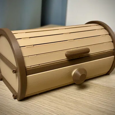 Hộp Đựng Đồ Cylinder Tambour Box | Hộp Nắp Cuộn | Khay Sắp Xếp Đa Năng