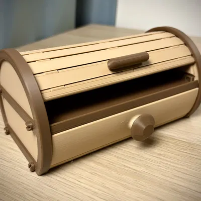 Hộp Đựng Đồ Cylinder Tambour Box | Hộp Nắp Cuộn | Khay Sắp Xếp Đa Năng