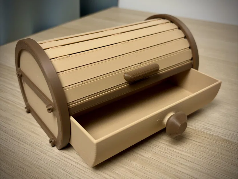 Hộp Đựng Đồ Cylinder Tambour Box | Hộp Nắp Cuộn | Khay Sắp Xếp Đa Năng - Image 3