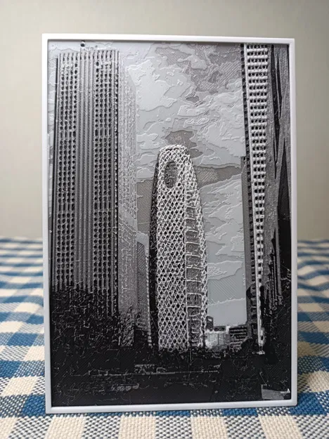 Mô hình HueForge: Những tòa nhà chọc trời Shinjuku - Image 1