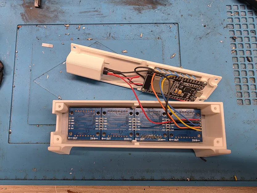 Vỏ hộp 3D cho đồng hồ thông minh dùng Esp32 và MAX7219 - Image 5