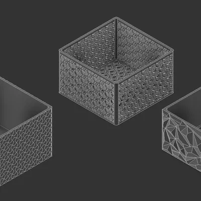 Bộ sưu tập giỏ đựng đồ thiết kế độc đáo - Baskets v2 in 3D