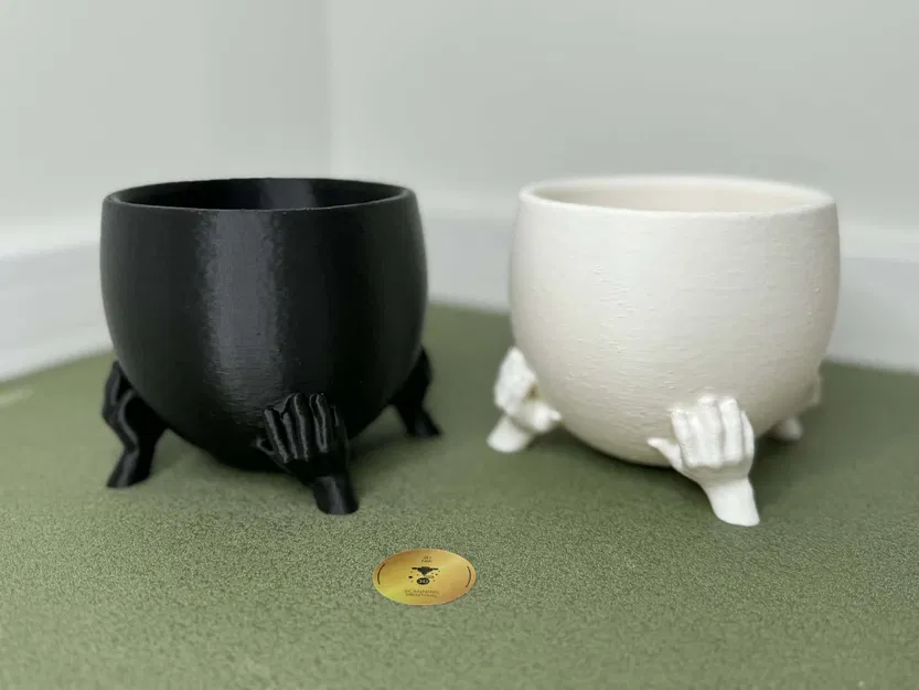 Chậu cây trang trí 3D thiết kế hình bàn tay đỡ độc đáo - Image 4