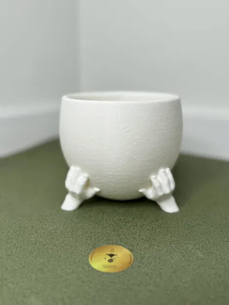 Chậu cây trang trí 3D thiết kế hình bàn tay đỡ độc đáo - Image 5