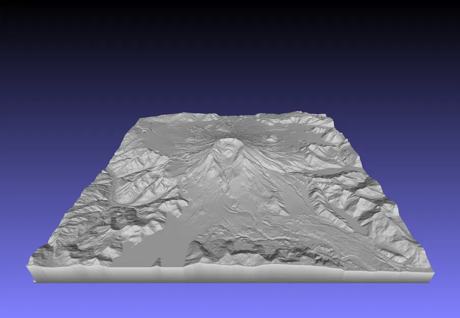 Mount St. Helens — Mô hình địa hình 3D - Image 1