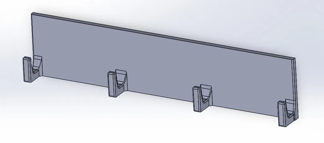 Giá treo dụng cụ nhà bếp tối giản gắn tường - Image 2