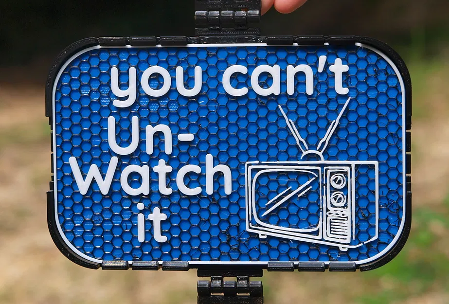 Bảng hiệu "Can't un-Watch it" - Image 1