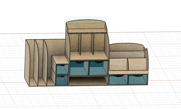 Bộ khay để bàn đa năng ORGANIZER GT523 - Sắp xếp góc làm việc gọn gàng - Image 1