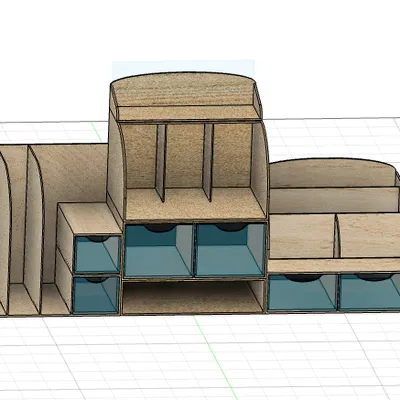 Bộ khay để bàn đa năng ORGANIZER GT523 - Sắp xếp góc làm việc gọn gàng