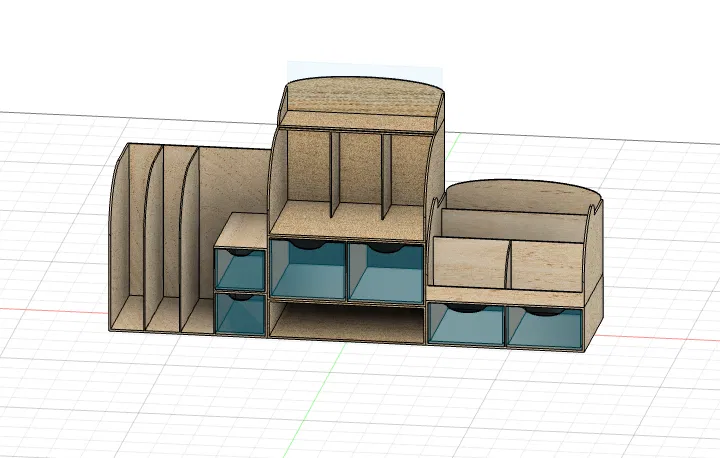 Bộ khay để bàn đa năng ORGANIZER GT523 - Sắp xếp góc làm việc gọn gàng - Image 2