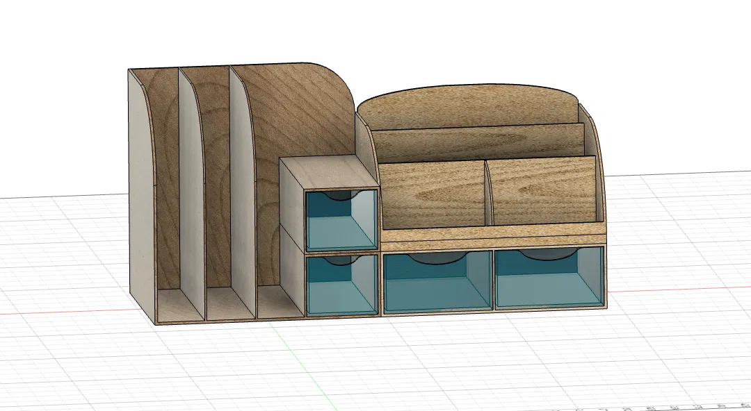 Khay Đựng Đồ Để Bàn Đa Năng ORGANIZER GT524 Tự In 3D - Image 1