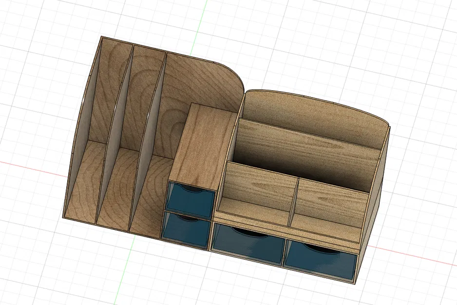 Khay Đựng Đồ Để Bàn Đa Năng ORGANIZER GT524 Tự In 3D - Image 3