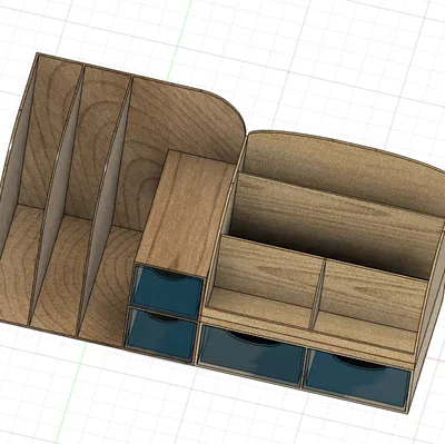 Khay Đựng Đồ Để Bàn Đa Năng ORGANIZER GT524 Tự In 3D