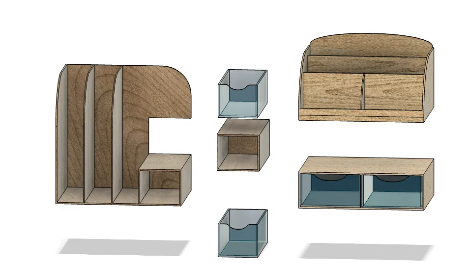 Khay Đựng Đồ Để Bàn Đa Năng ORGANIZER GT524 Tự In 3D - Image 4