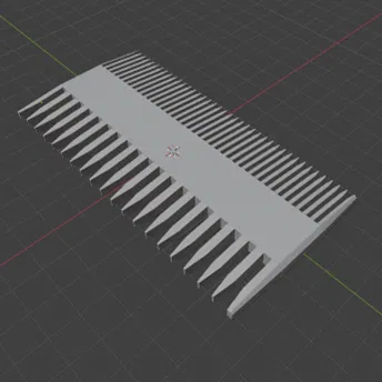 Lược Chải Tóc Hai Mặt Đa Năng - Thiết Kế In 3D Tiện Dụng