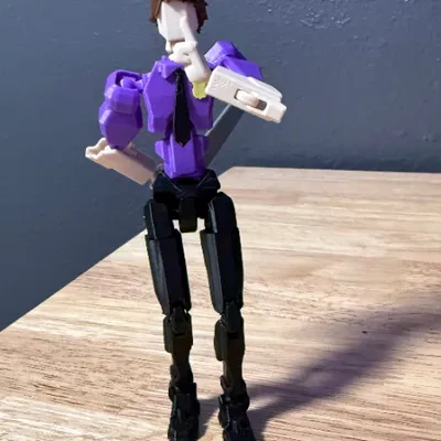 Mô hình 3D William Afton Dummy 13 linh hoạt cho fan FNAF