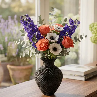 Bình hoa xoắn kép (Double spiral Vase)