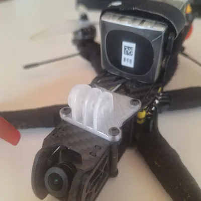 Ngàm gắn GoPro cho FPV Drone TBS Source One V6 - Phụ kiện in 3D