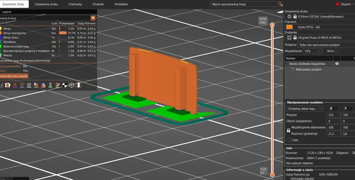 Nắp đậy ốc vít cốp xe Skoda Octavia 2 - Giải pháp in 3D thẩm mỹ - Image 2