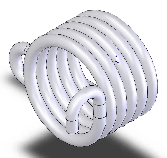 Mô hình lò xo (yay) cho linh kiện máy móc in 3D chất lượng cao - Image 1