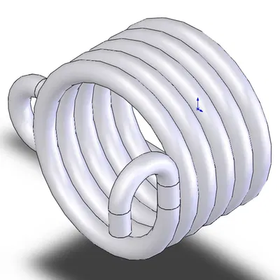 Mô hình lò xo (yay) cho linh kiện máy móc in 3D chất lượng cao