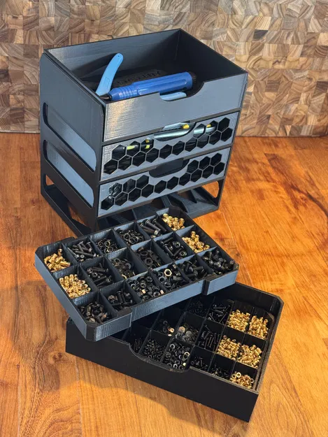 Kệ lưu trữ đa năng tích hợp ngăn kéo cho linh kiện và dụng cụ - Image 3