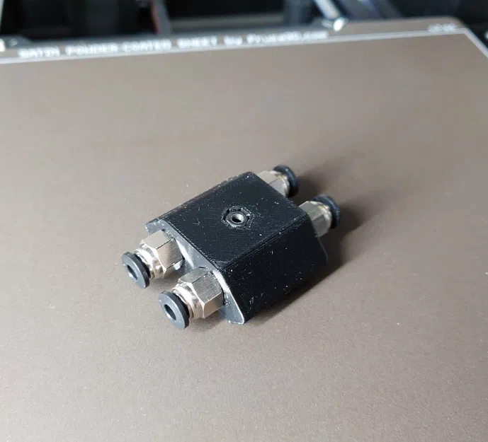 Khối kết nối ống PTFE (PTFE Twin Block Connector) - Image 2