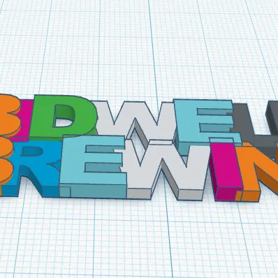 Móc khóa 3D Bidwells Keychain V2 - Thiết kế quà tặng sự kiện độc đáo