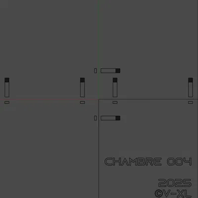 Tác phẩm điêu khắc 3D Chambre 004