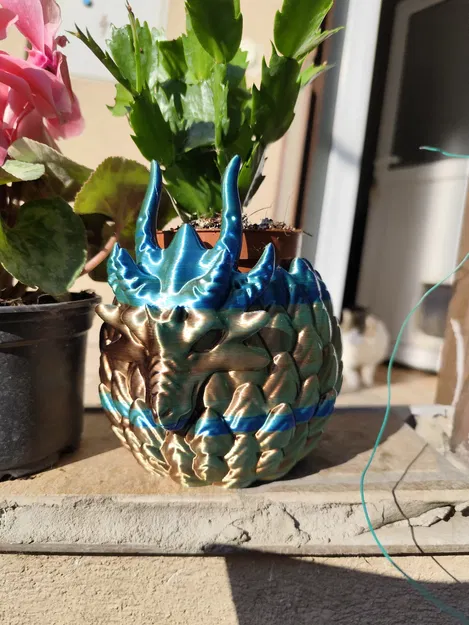 Chậu cây Aegis Wyrm - Thiết kế hình trứng rồng ấn tượng - Image 7