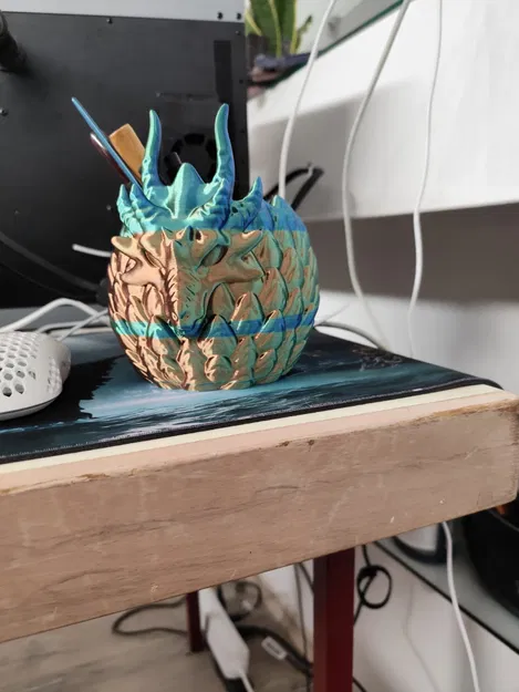 Chậu cây Aegis Wyrm - Thiết kế hình trứng rồng ấn tượng - Image 9