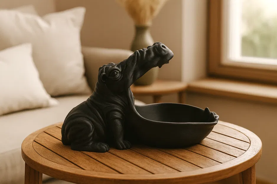 Tô Đựng Đồ Hình Hà Mã (Hippo Trinket Bowl) - Image 1