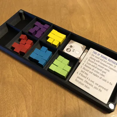 Bộ khay đựng Wingspan - Chứa đủ tất cả bản mở rộng - Hít nam châm