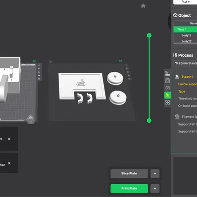Battle Bot - Các bộ phận in 3D cho dự án trường học