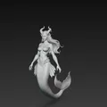 Mô hình nàng tiên cá quỷ Demonic Siren 3D độc đáo để sưu tầm - Thumbnail 3