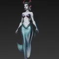 Mô hình 3D nàng Siren biến hình ma mị dành cho tín đồ Fantasy - Thumbnail 2