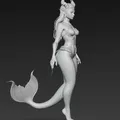 Mô hình 3D nàng Siren biến hình ma mị dành cho tín đồ Fantasy - Thumbnail 3