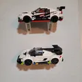 Giá treo tường cho mô hình xe LEGO® (có độ nghiêng, chốt khớp chuẩn) - Thumbnail 2