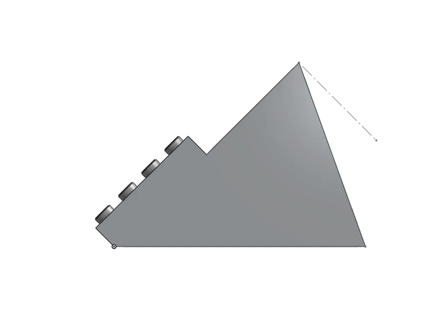 Giá treo tường cho mô hình xe LEGO® (có độ nghiêng, chốt khớp chuẩn) - Image 9