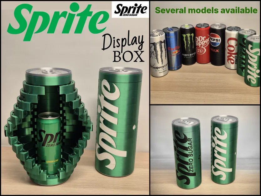 Hộp trưng bày Sprite Folding Door Display Box - Image 1
