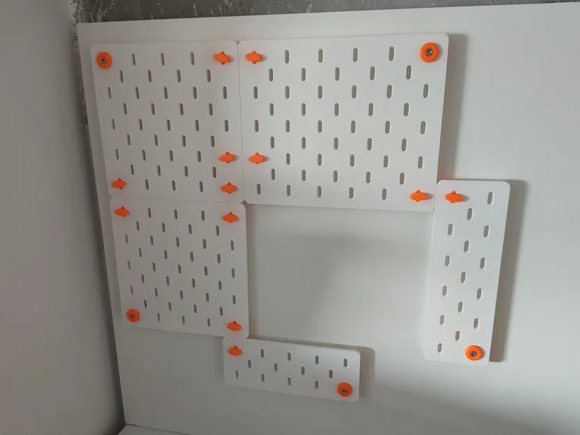 Hệ thống giá đỡ đa năng cho bảng IKEA SKADIS - Image 2