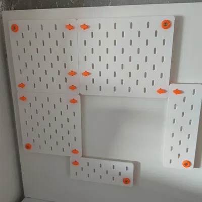 Hệ thống giá đỡ đa năng cho bảng IKEA SKADIS