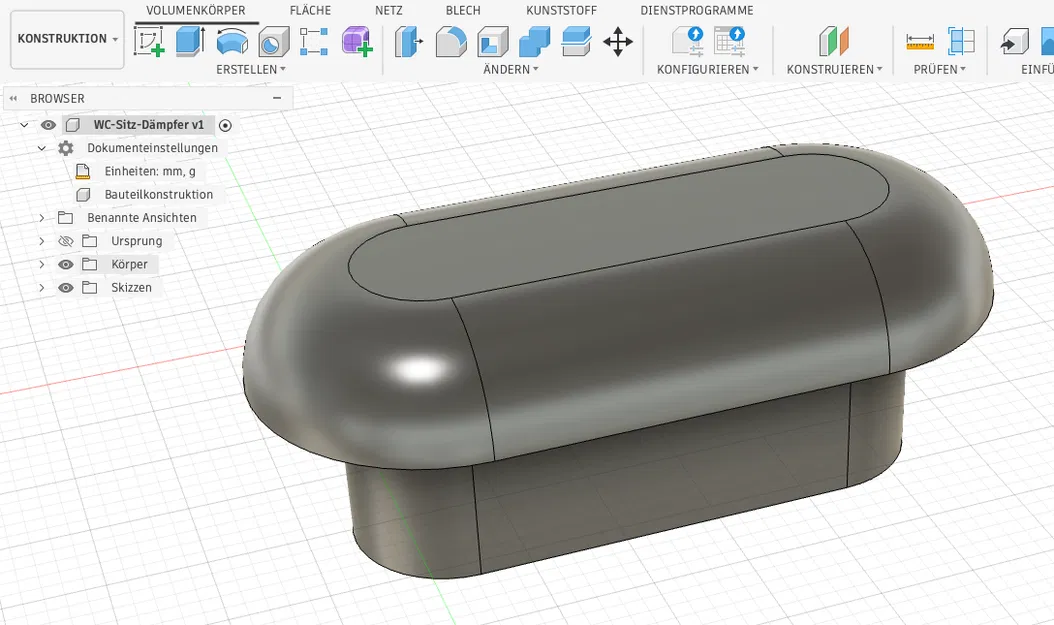 Miếng đệm chân nắp bồn cầu (WC-Sitz-Dämpfer) - Image 1