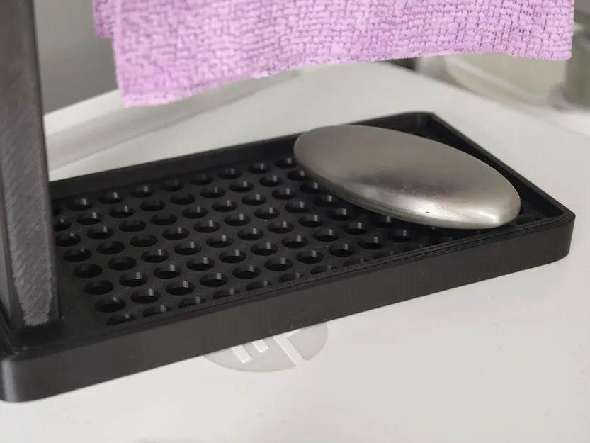 Kệ Để Đồ Nhà Bếp Kèm Giá Treo Khăn (Kệ Đựng Đồ Bồn Rửa) - Image 5