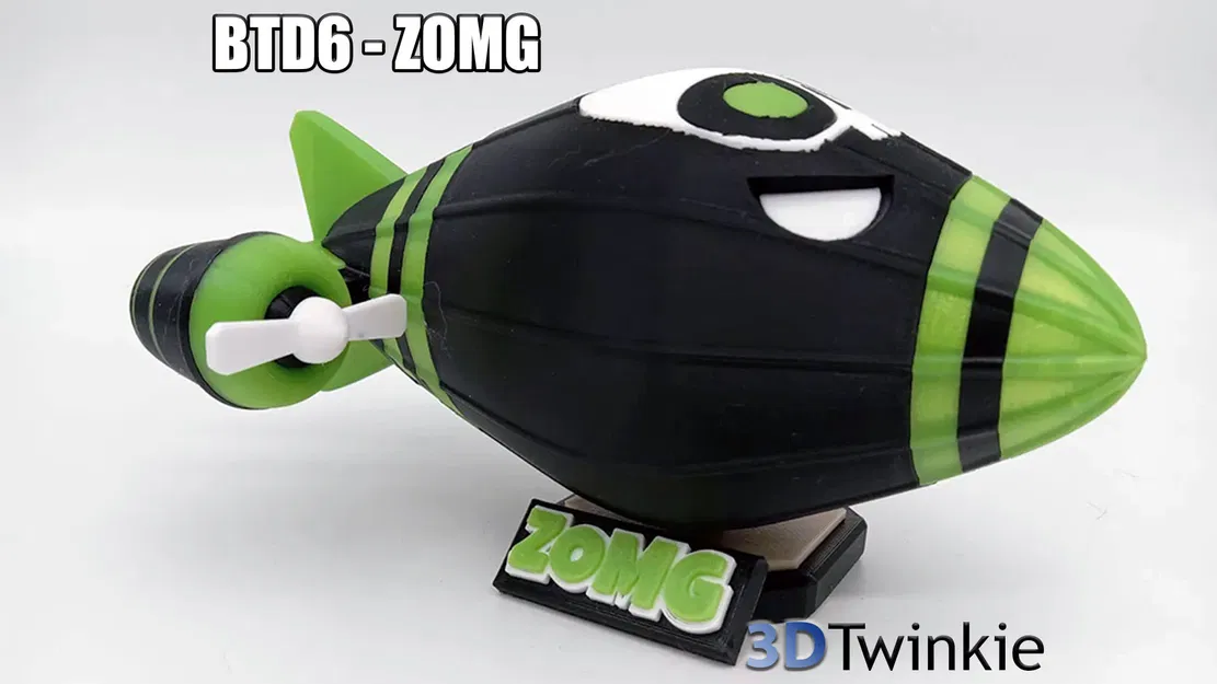 Mô hình khí cầu chiến đấu ZOMG từ BTD6 - Image 1